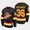 vancouver canucks nils hoglander heritage 2021 flying skate jersey black