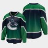 vancouver canucks special edition 2020 21 breakaway blank jersey green