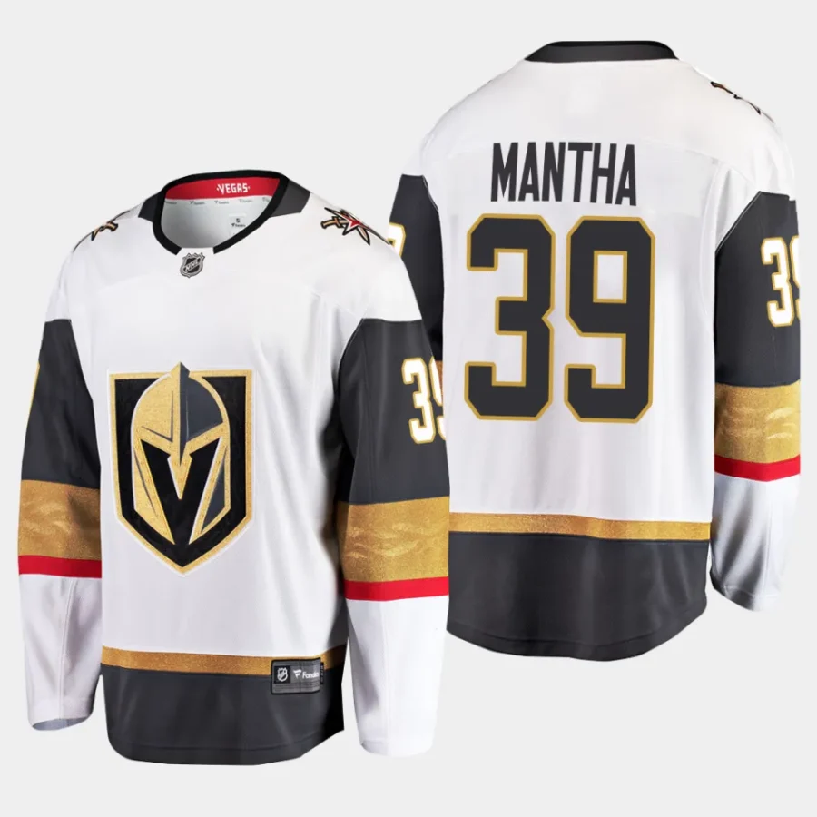 vegas golden knights anthony mantha away breakaway player jersey white