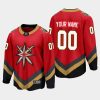 vegas golden knights custom special edition 2021 jersey red