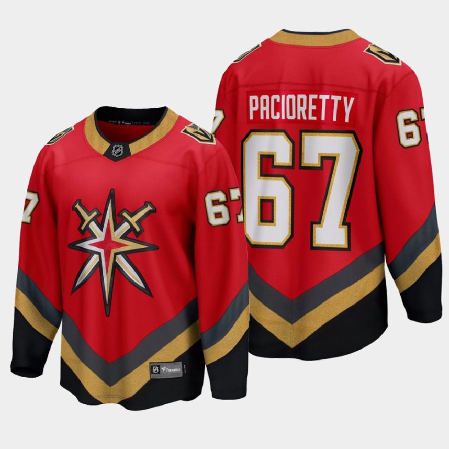 vegas golden knights max pacioretty reverse retro 2020 21 breakaway player jersey red