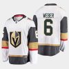 vegas golden knights shea weber away 2022 breakaway player jersey white