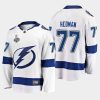 victor hedman lightning white 2020 stanley cup final away jersey