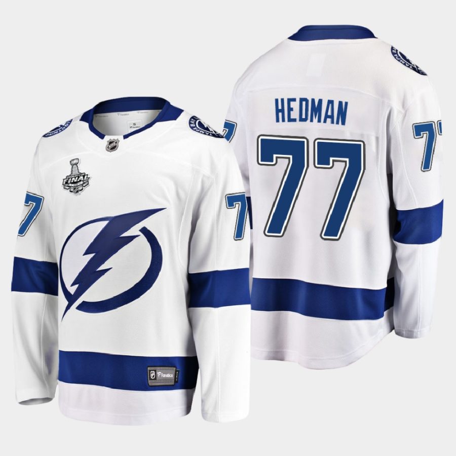 victor hedman lightning white 2020 stanley cup final away jersey