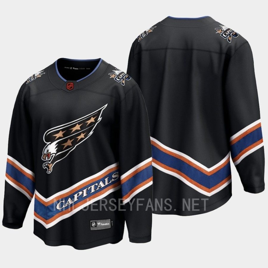 washington capitals blank special edition 2.0 2022 breakaway retro jersey black