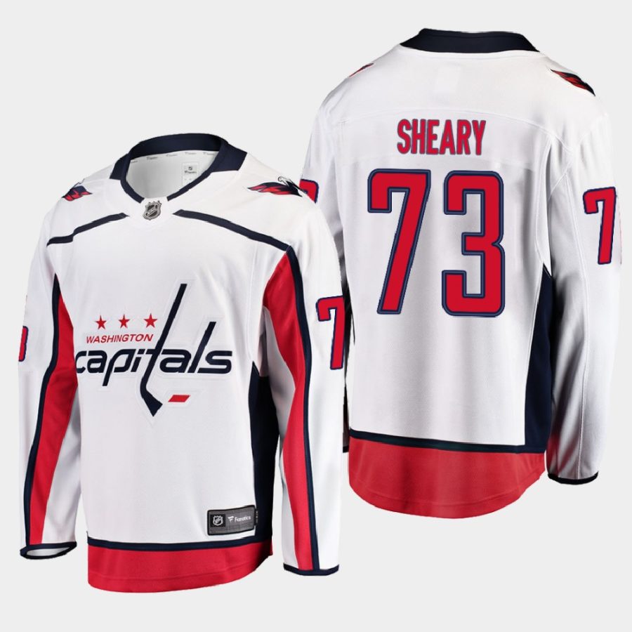 washington capitals conor sheary away 2020 21 breakaway player jersey white