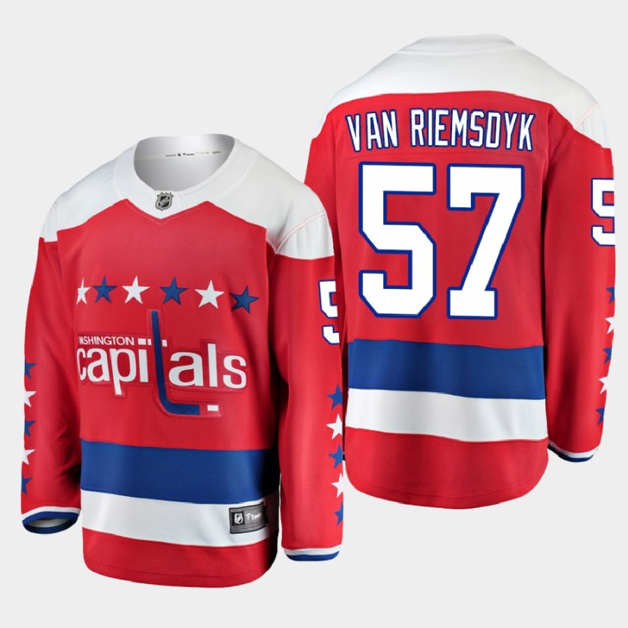 washington capitals trevor van riemsdyk alternate 2020 21 breakaway player jersey red