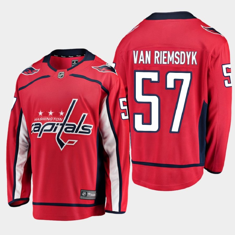 washington capitals trevor van riemsdyk home 2020 21 breakaway player jersey red