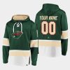 wild custom green dasher player lace up hoodie