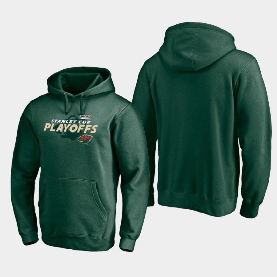 wild green 2021 stanley cup playoffs turnover hoodie