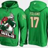 wild marcus foligno cartoon team color green hoodie