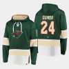 wild matt dumba green dasher player lace up hoodie