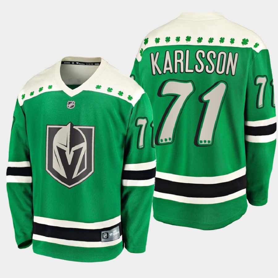 william karlsson golden knights green 2021 st. patricks day jersey