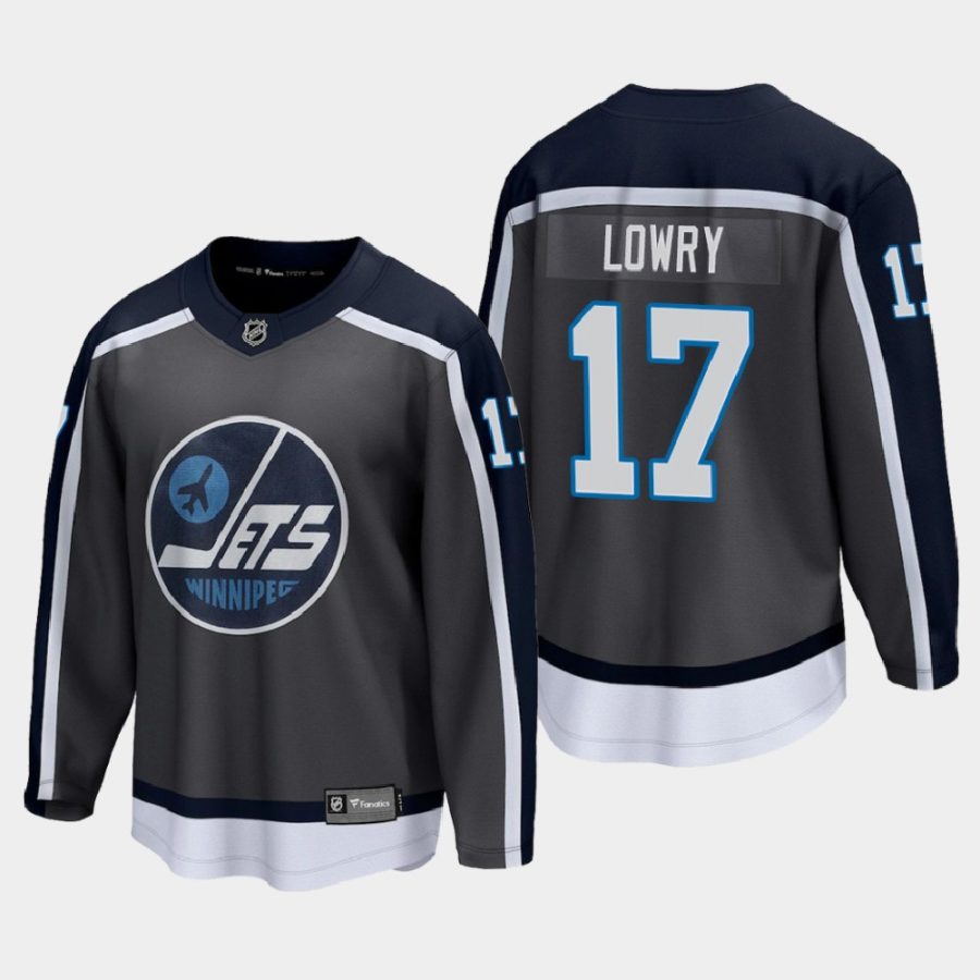 winnipeg jets adam lowry special edition 2021 jersey gray