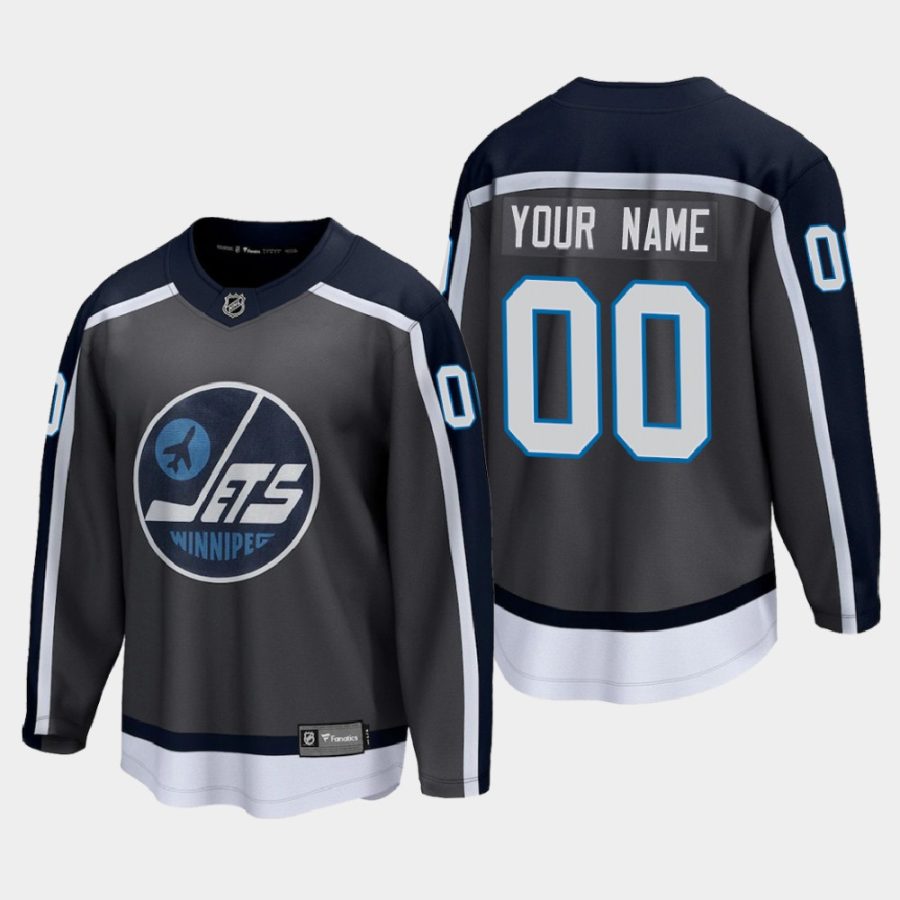 winnipeg jets custom special edition 2021 jersey gray