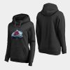 women avalanche black midnight mascot primary hoodie