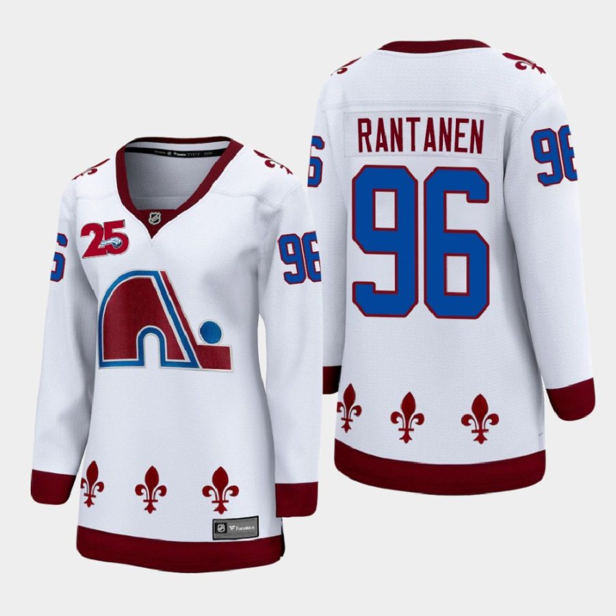 women avalanche mikko rantanen white 2020 21 reverse retro 25th anniversary special edition jersey