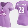 women avalanche nathan mackinnon fights cancer purple t shirt