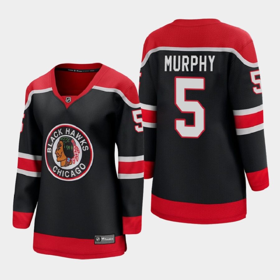 women blackhawks connor murphy black 2021 special edition jersey