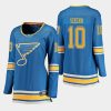 women blues brayden schenn blue alternate breakaway player jersey