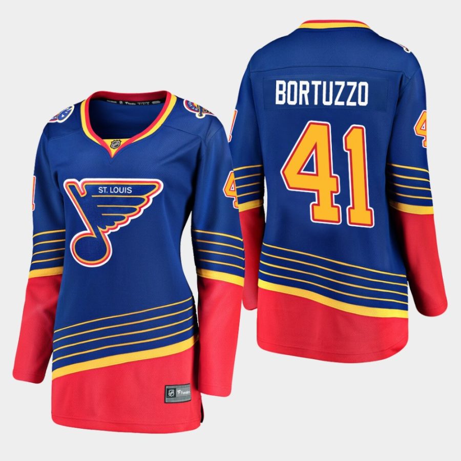 women blues robert bortuzzo retro premier jersey