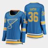 women blues steven santini blue 2021 alternate jersey