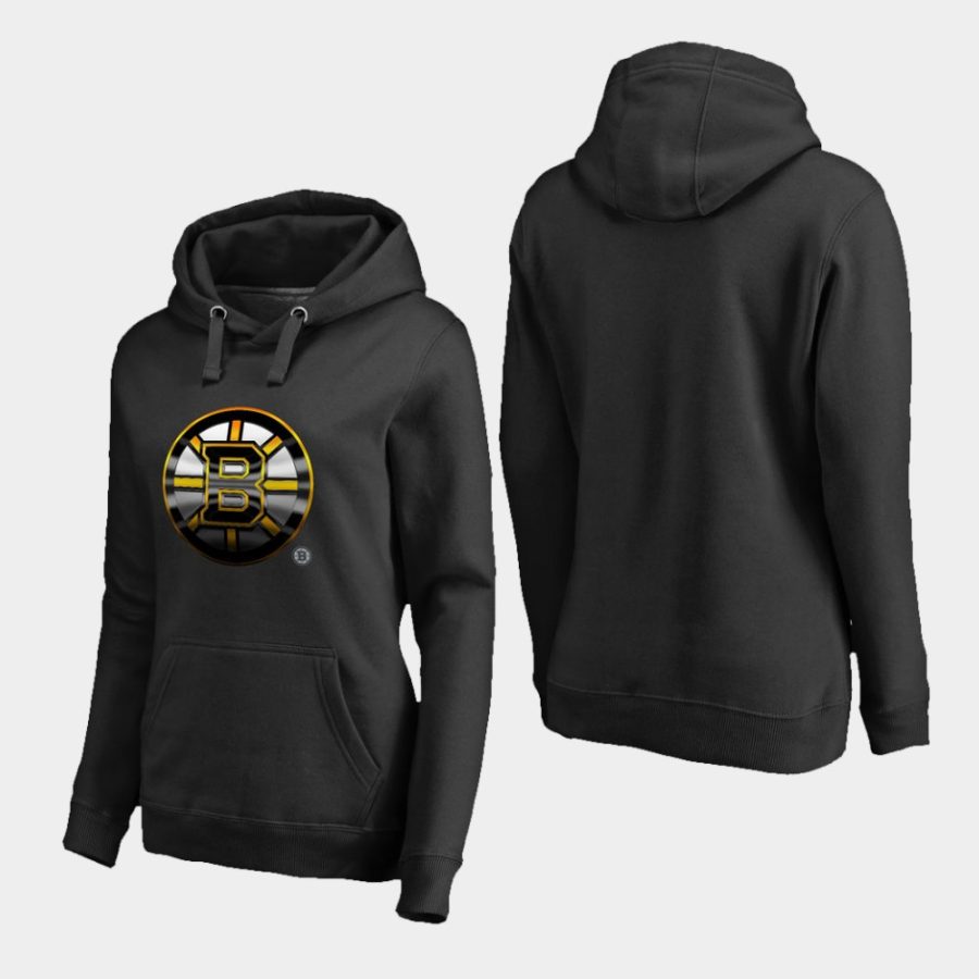 women bruins black midnight mascot primary hoodie