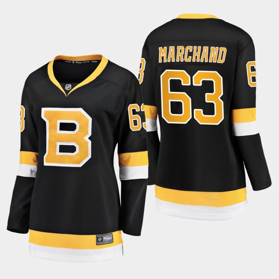 women bruins brad marchand alternate premier jersey