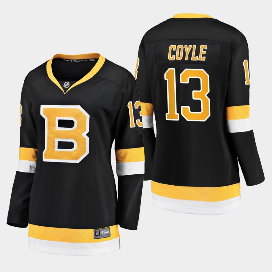 women bruins charlie coyle alternate premier jersey