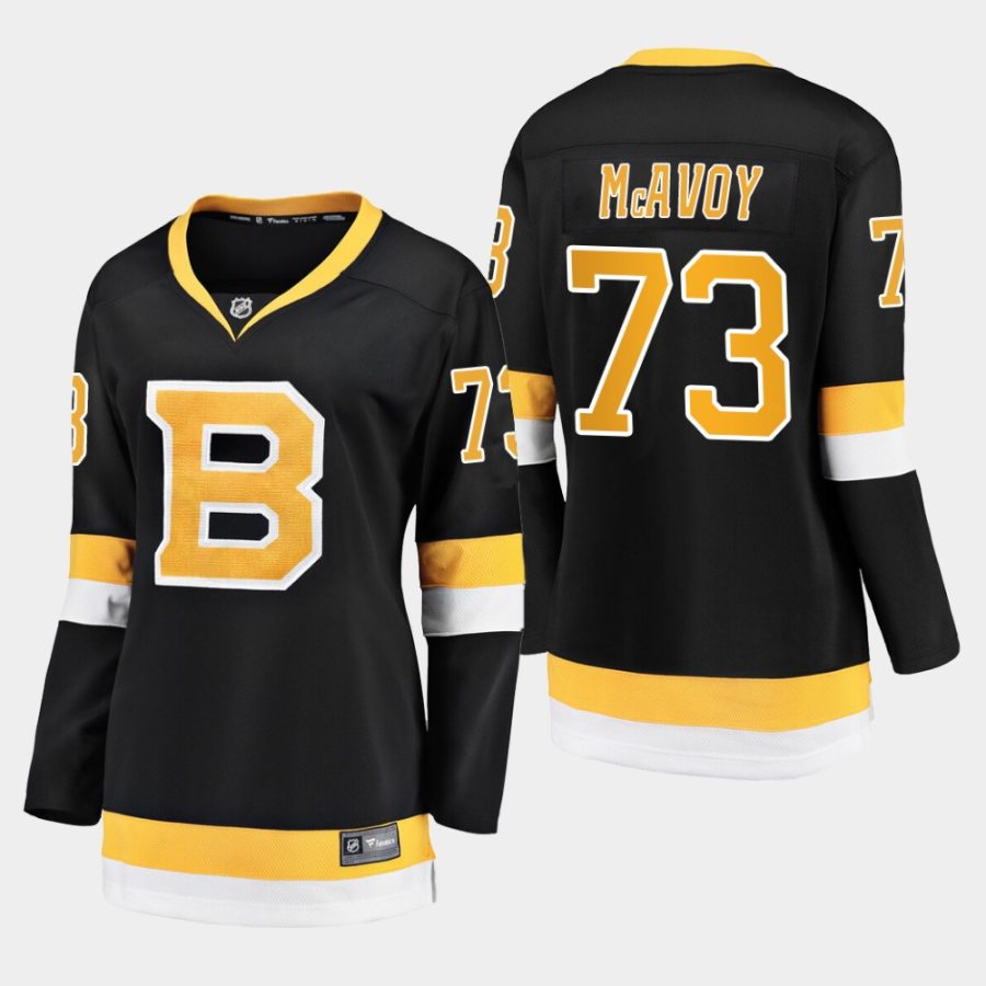 women bruins charlie mcavoy alternate premier jersey