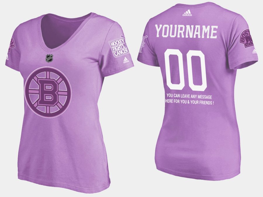 women bruins custom fights cancer purple t shirt