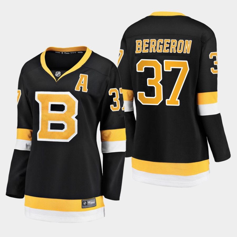 women bruins patrice bergeron alternate premier jersey