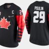 women canada team marie philip poulin 2018 pyeongchang olympics black player jersey