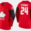 women canada team natalie spooner 2018 pyeongchang olympics red player jersey