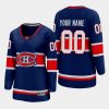 women canadiens custom blue 2020 21 special edition jersey