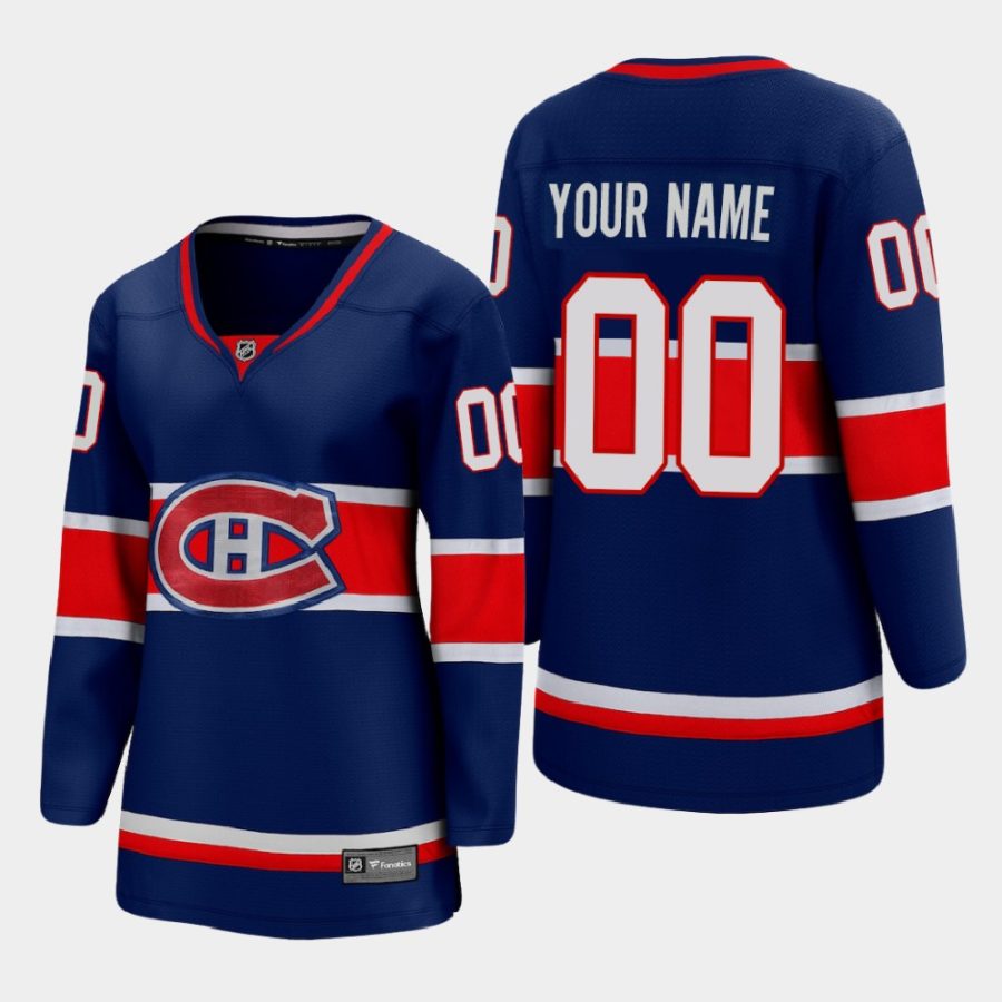 women canadiens custom blue 2020 21 special edition jersey