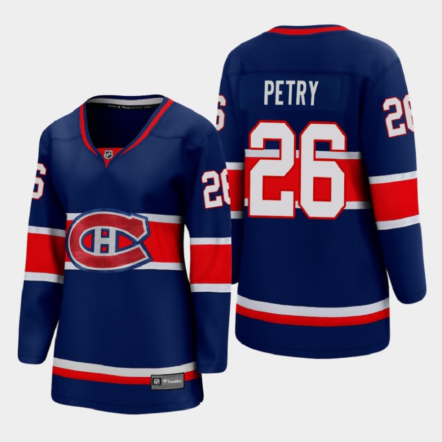 women canadiens jeff petry blue 2020 21 special edition jersey