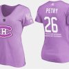 women canadiens jeff petry fights cancer purple t shirt