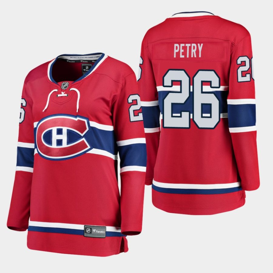 women canadiens jeff petry home breakaway player jersey