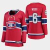 women canadiens shea weber home breakaway player jersey