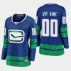 women canucks custom royal alternate premier jersey