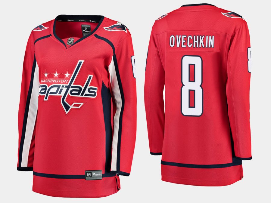 women capitals alex ovechkin home premier breakaway player jersey