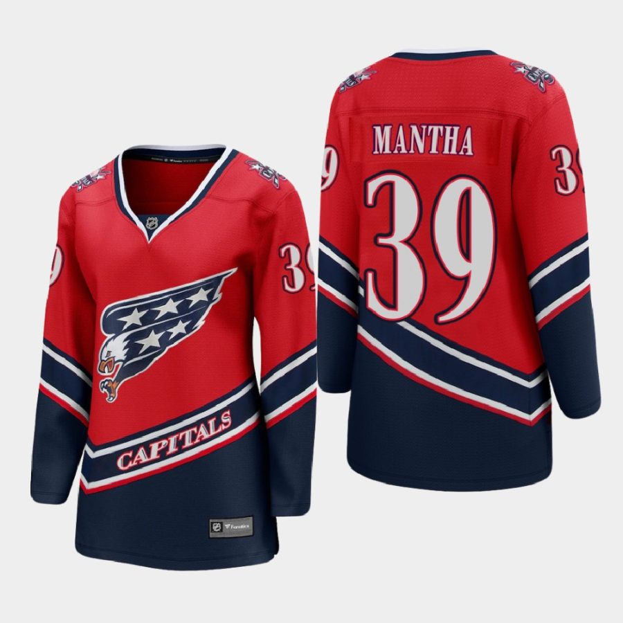 women capitals anthony mantha red 2021 special edition jersey