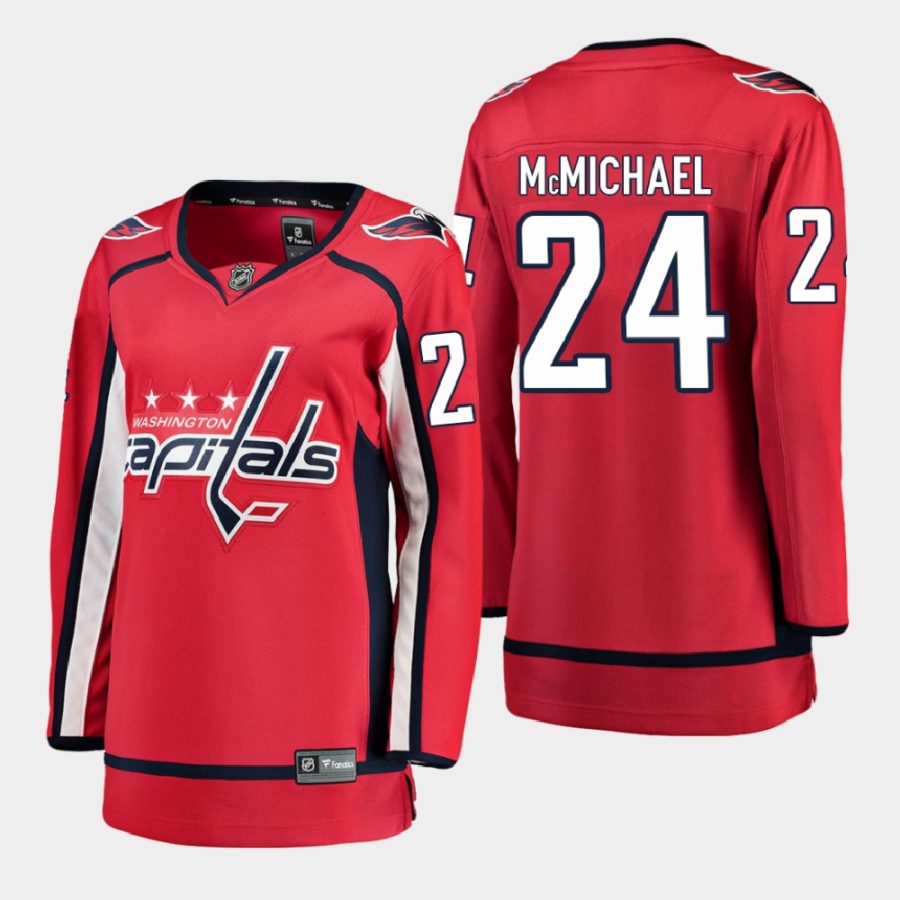 women capitals connor mcmichael red 2020 21 home breakaway player jersey