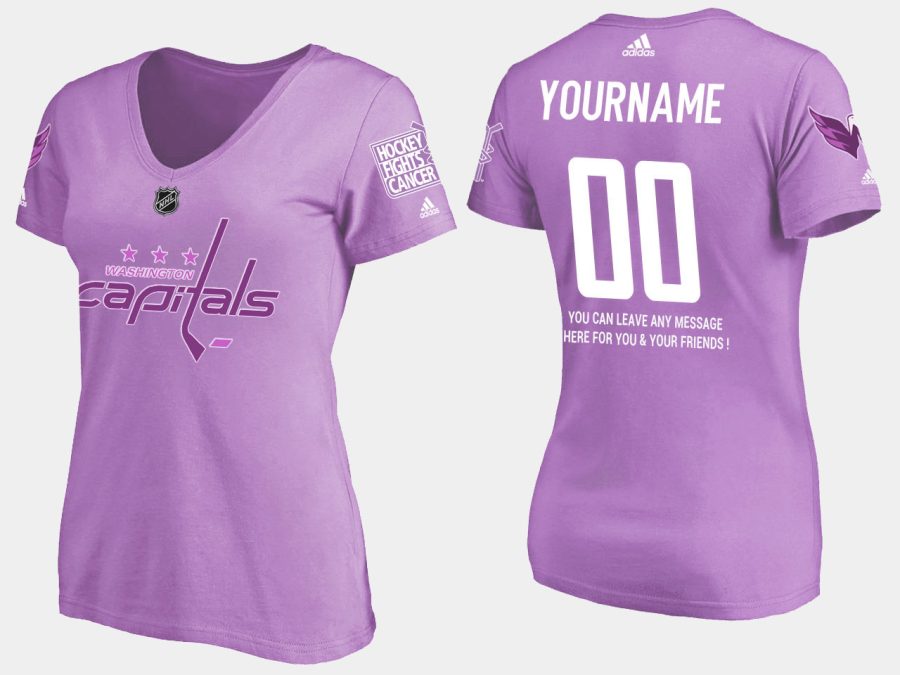 women capitals custom fights cancer purple t shirt