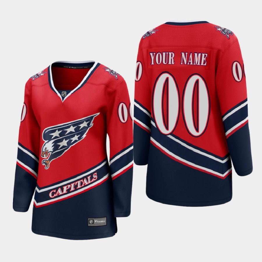 women capitals custom red 2021 special edition jersey