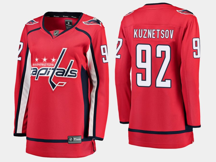 women capitals evgeny kuznetsov home premier breakaway player jersey