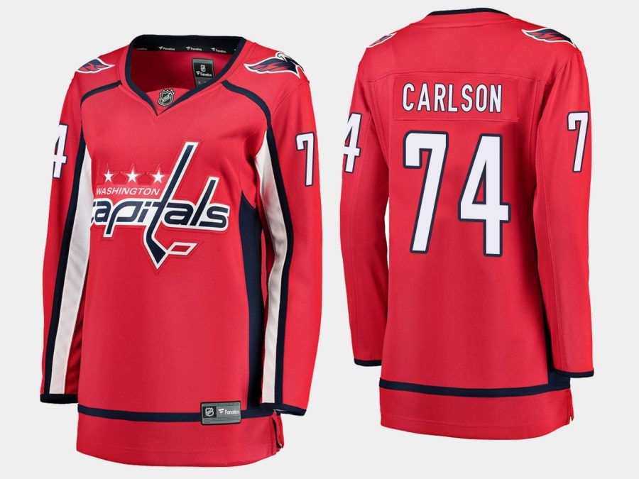 women capitals john carlson home premier breakaway player jersey