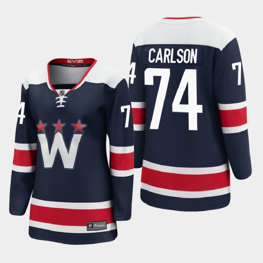 women capitals john carlson navy 2020 21 alternate premier player jersey