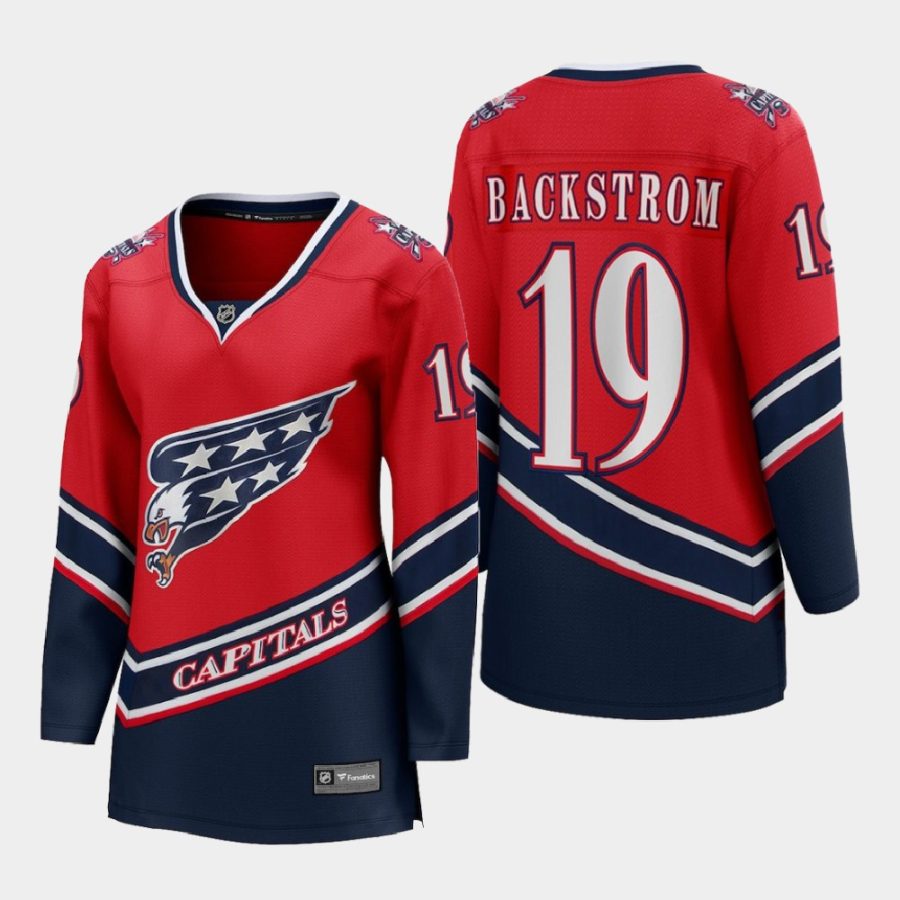 women capitals nicklas backstrom red 2020 21 reverse retro special edition breakaway player jersey